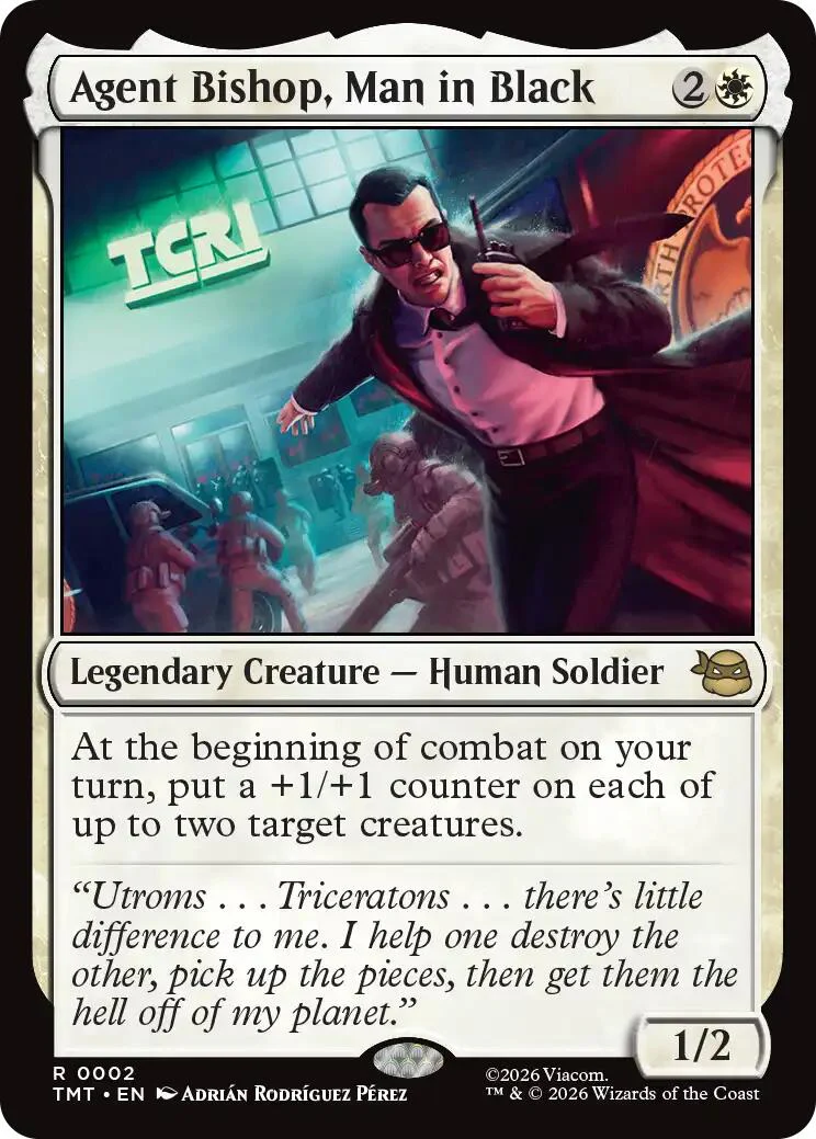 Agent Bishop, Man in Black [TMT - 2]