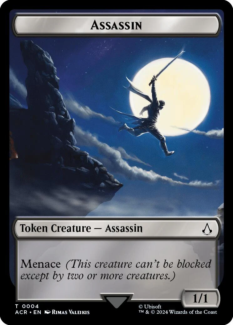 Assassin // Copy Double-Sided Token [ACR - 4 // 1]