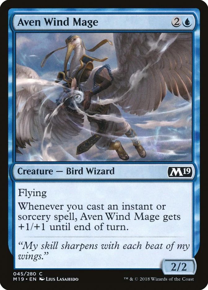 Aven Wind Mage [M19 - 45]