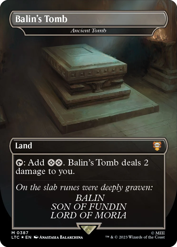 Balin's Tomb - Ancient Tomb (Surge Foil) [LTC - 387]