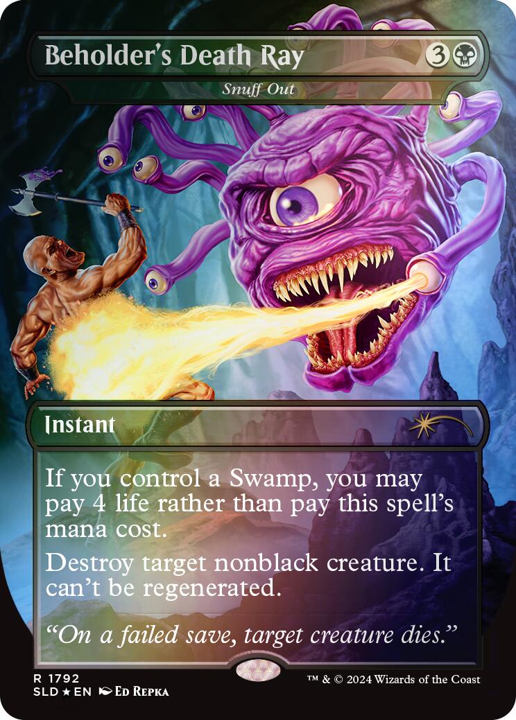 Beholder's Death Ray - Snuff Out (Rainbow Foil) [SLD - 1792]