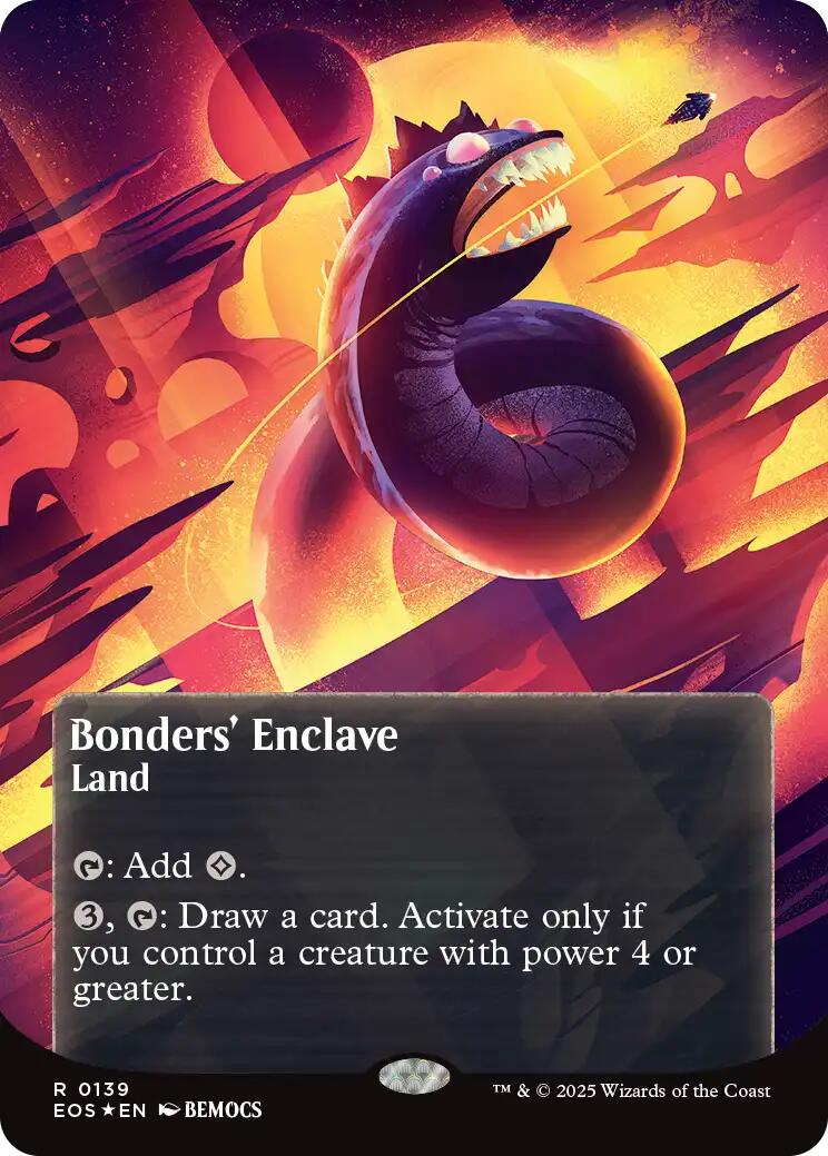 Bonders' Enclave (0139) (Borderless) (Galaxy Foil) [EOS - 139]