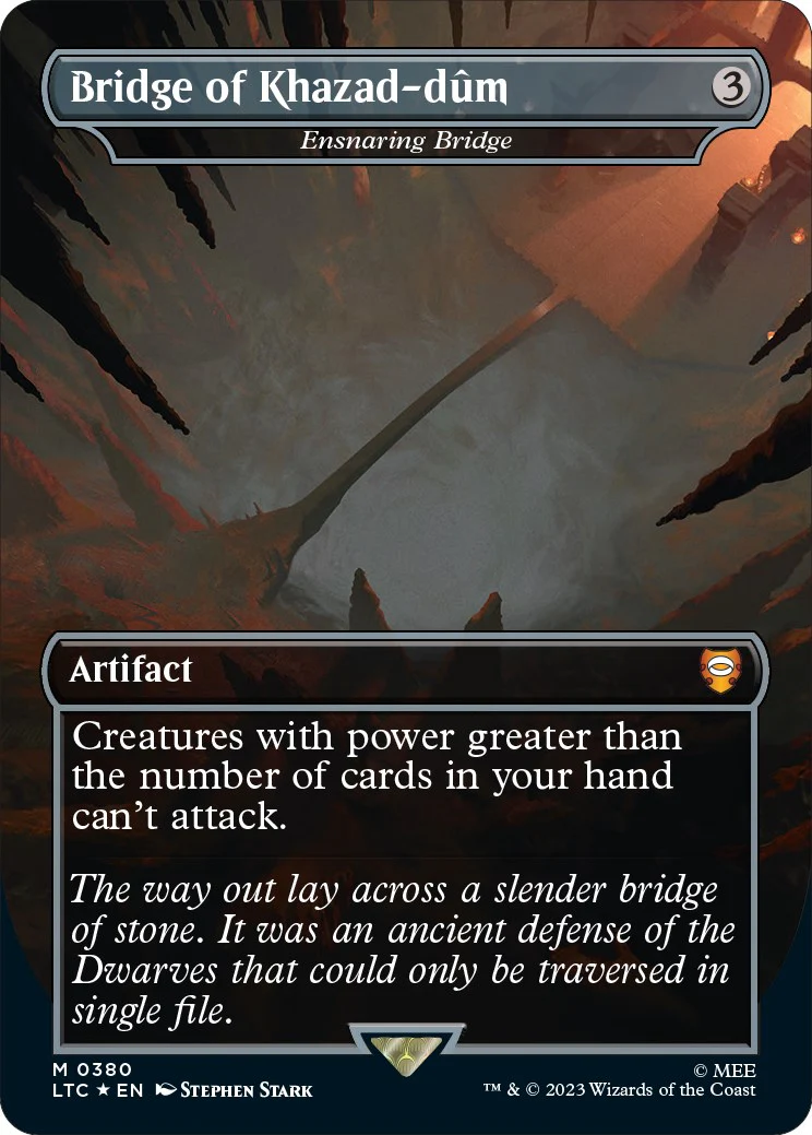 Bridge of Khazad-dum - Ensnaring Bridge (Surge Foil) [LTC - 380]