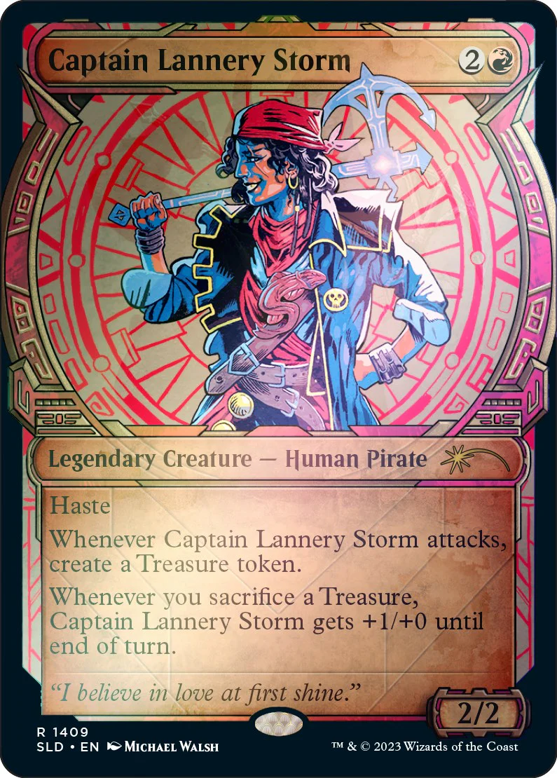 Captain Lannery Storm (Rainbow Foil) [SLD - 1409]