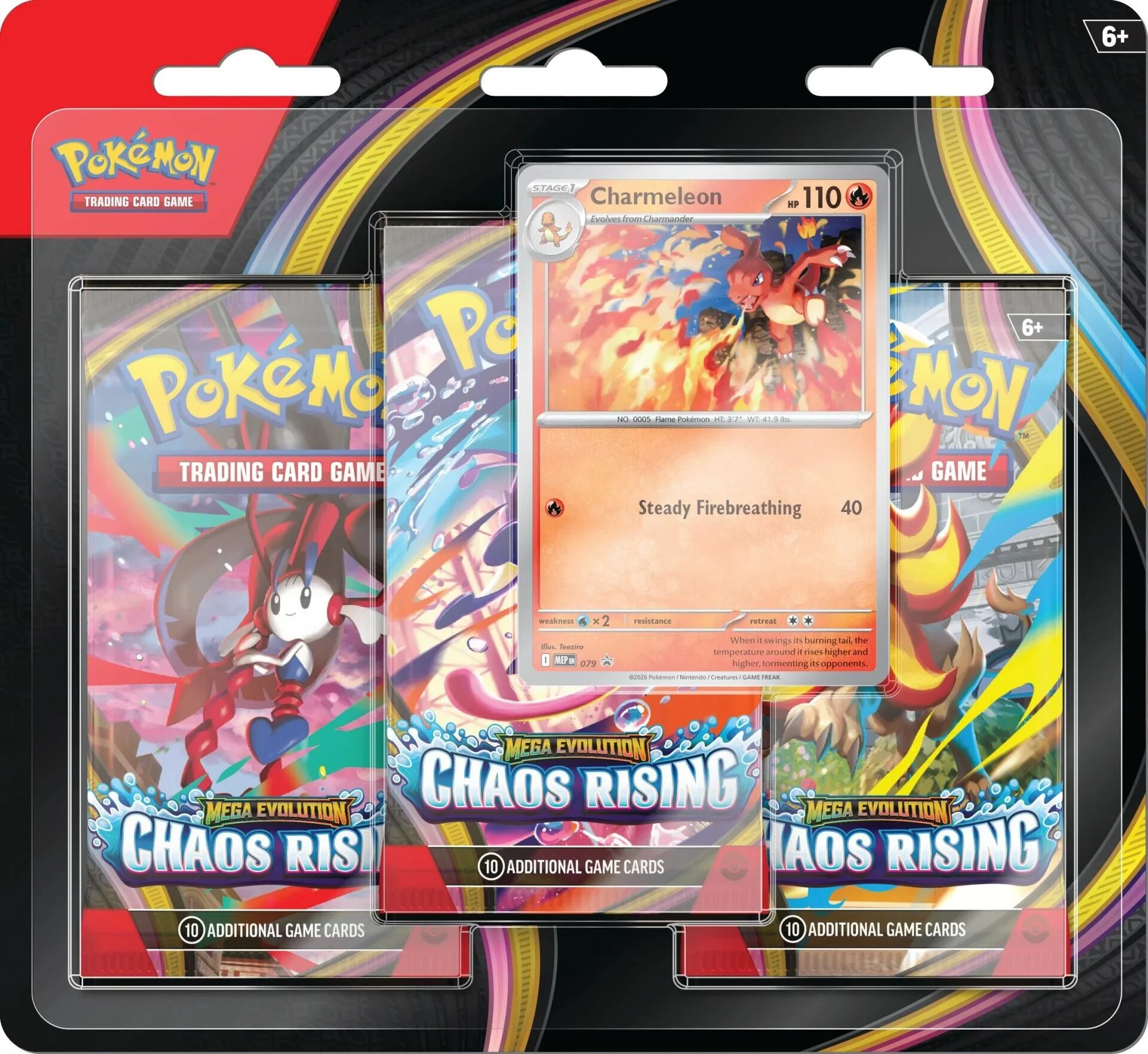 Chaos Rising 3 Pack Blister [Charmeleon] [CRI - 3]