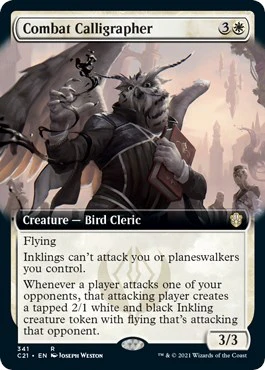 Combat Calligrapher (Extended Art) [C21 - 341]