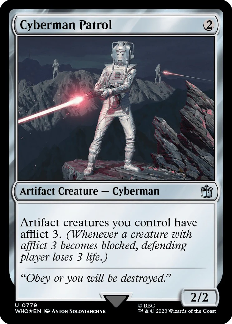 Cyberman Patrol (Surge Foil) [WHO - 779]
