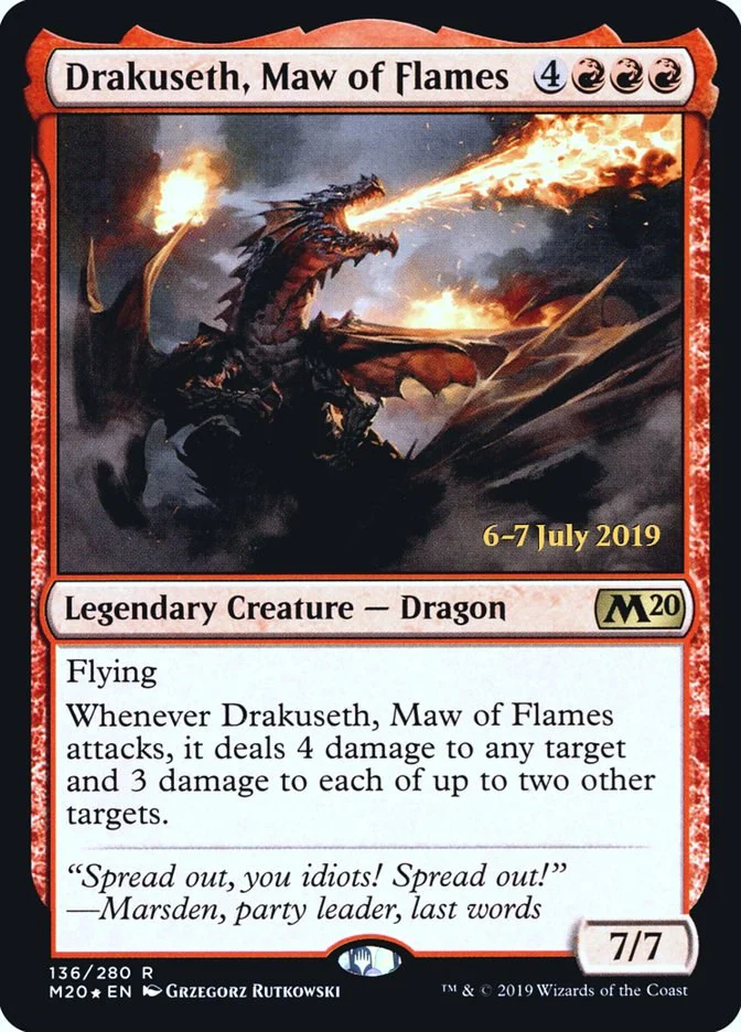 Drakuseth, Maw of Flames (M20) [PRE - 136]