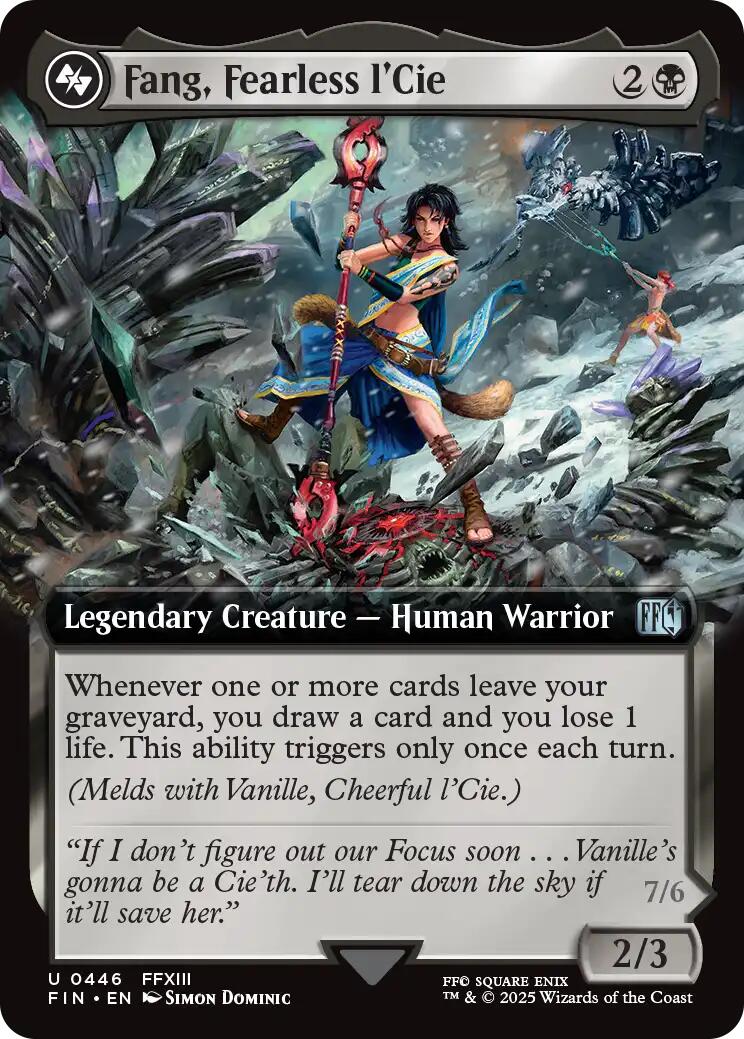 Fang, Fearless l'Cie (Extended Art) [FIN - 446]
