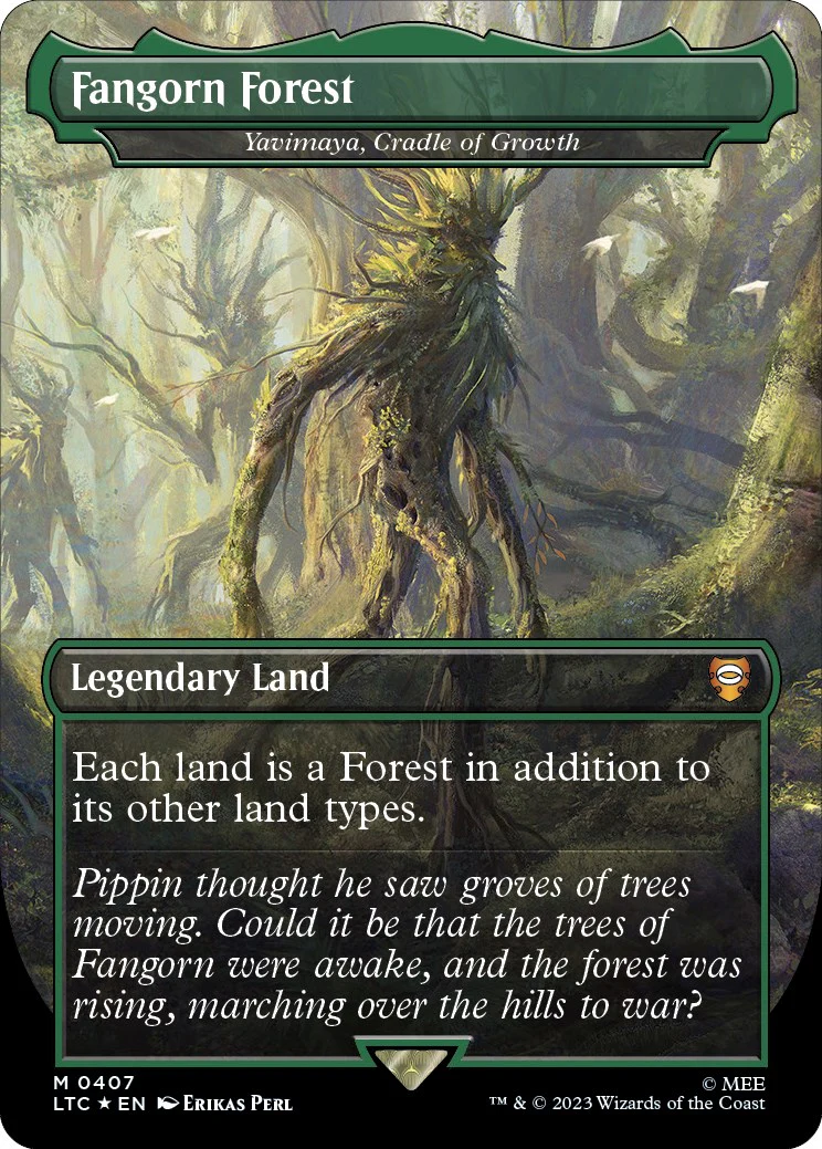 Fangorn Forest - Yavimaya, Cradle of Growth (Surge Foil) [LTC - 407]