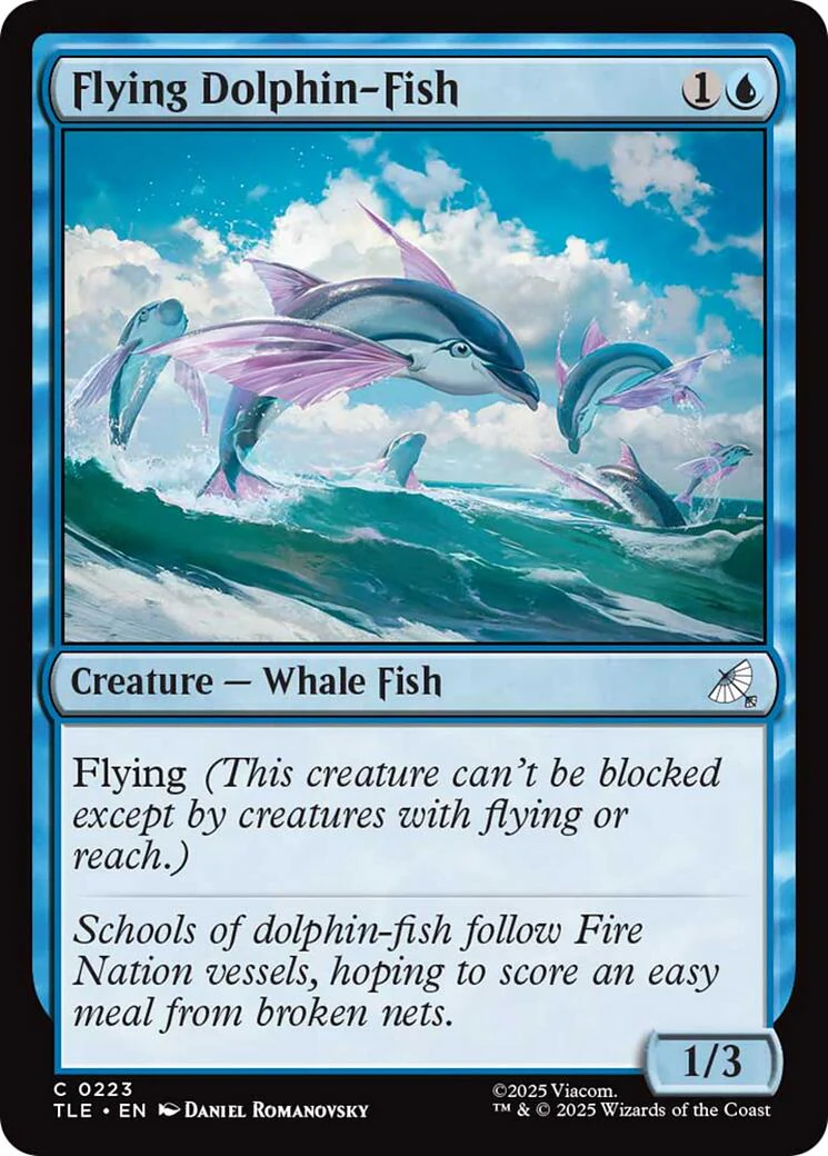 Flying Dolphin-Fish [TLE - 223]