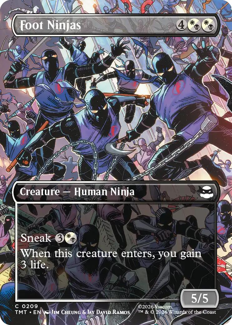 Foot Ninjas (Borderless) [TMT - 209]