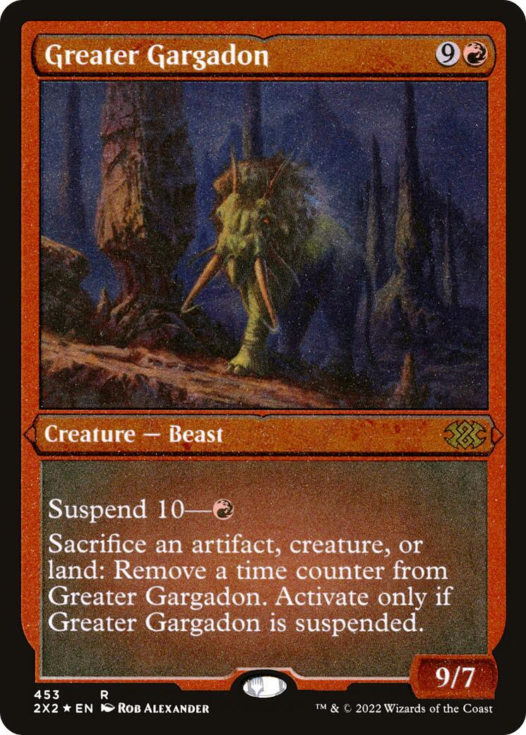 Greater Gargadon (Foil Etched) [2X2 - 453]