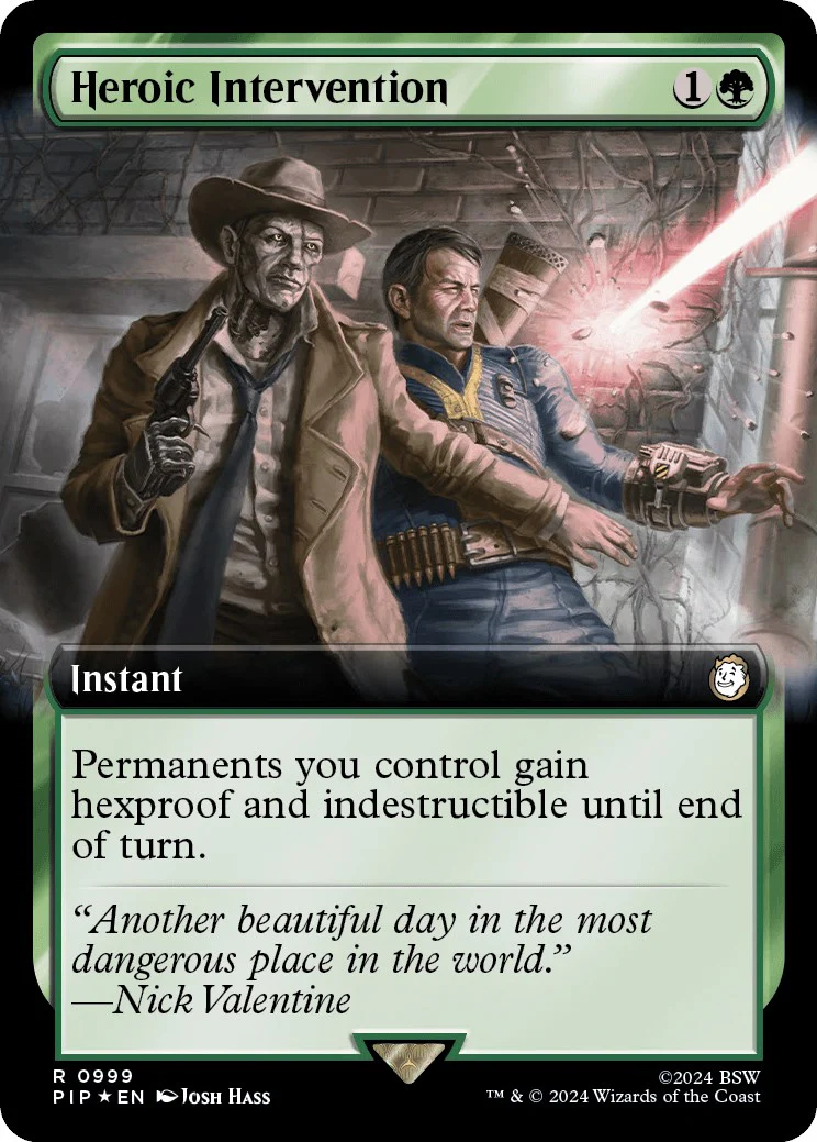 Heroic Intervention (Extended Art) (Surge Foil) [PIP - 999]