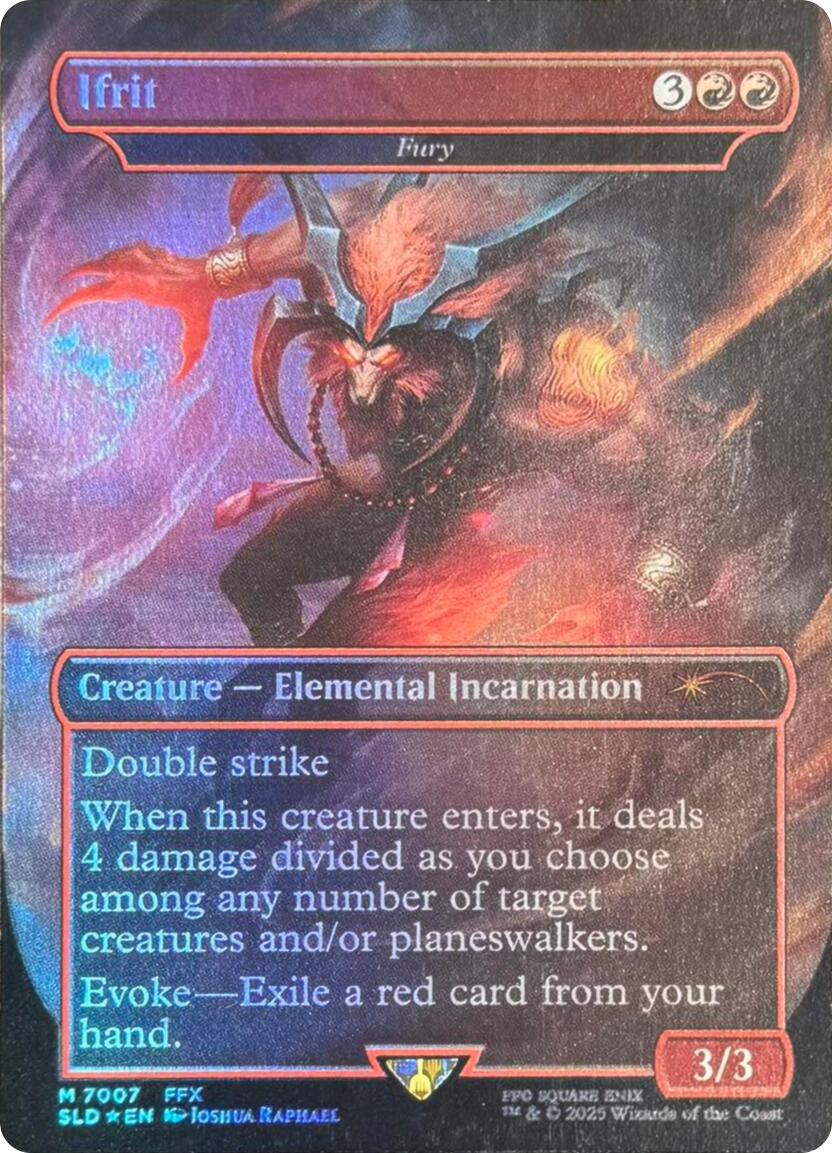 Ifrit - Fury (Rainbow Foil) [SLD - 7007]