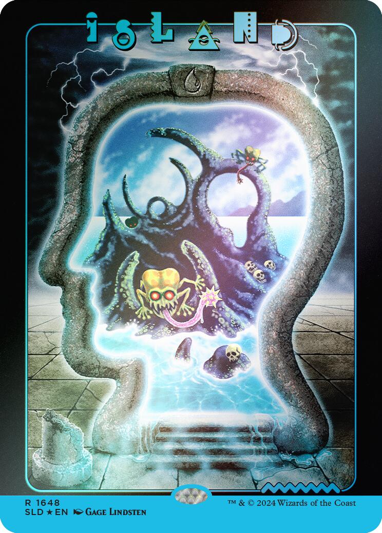 Island (1648) (Rainbow Foil) [SLD - 1648]