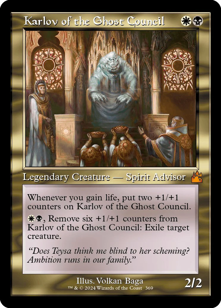 Karlov of the Ghost Council (Retro Frame) [RVR - 369]
