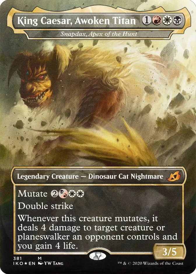 King Caesar, Awoken Titan - Snapdax, Apex of the Hunt [IKO - 381]