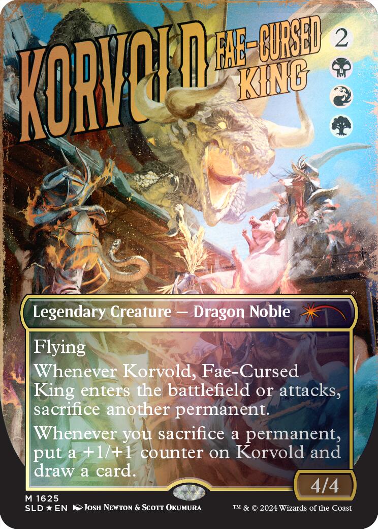 Korvold, Fae-Cursed King (Rainbow Foil) [SLD - 1625]