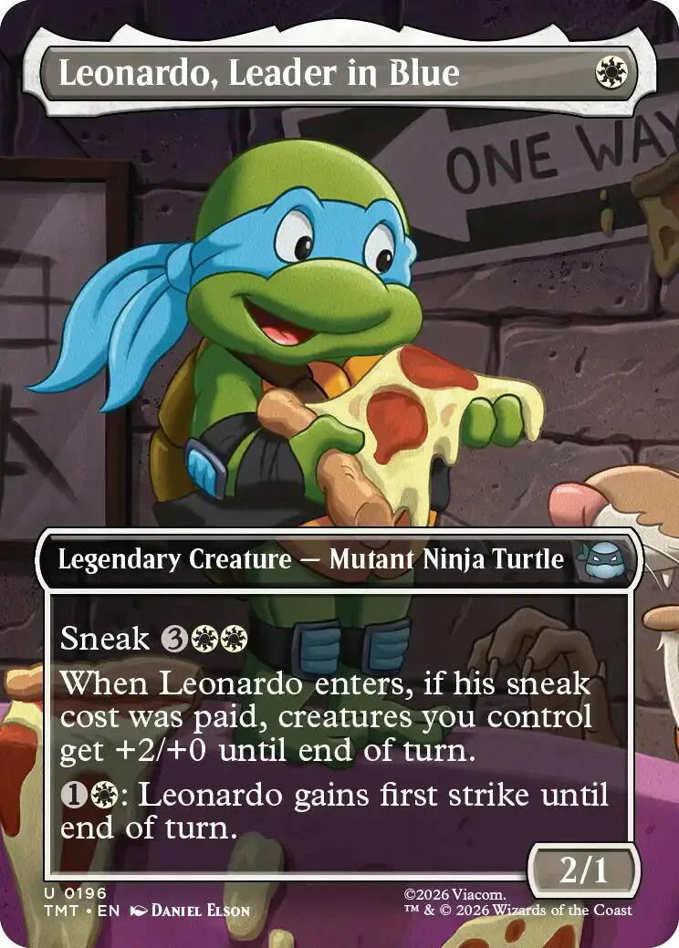 Leonardo, Leader in Blue (Borderless) [TMT - 196]