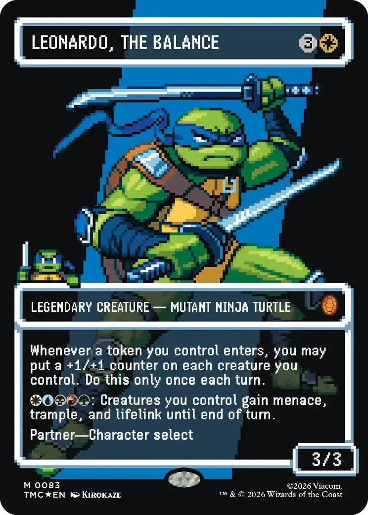 Leonardo, the Balance (0083) (Borderless) (Surge Foil) [TMC - 83]