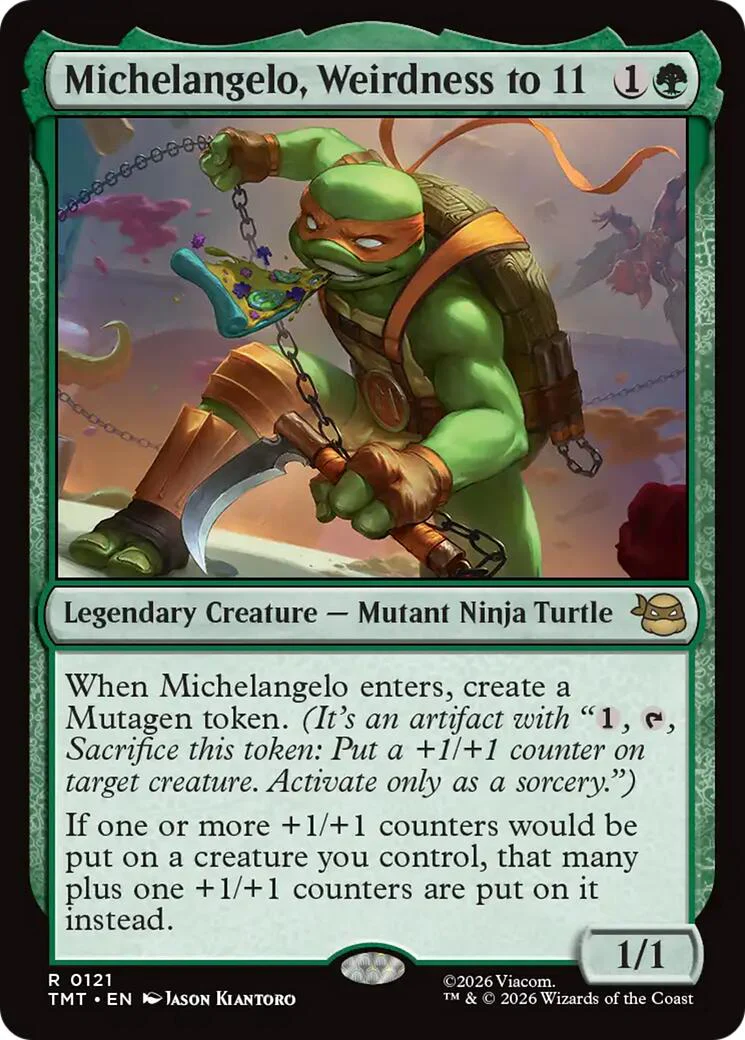Michelangelo, Weirdness to 11 [TMT - 121]