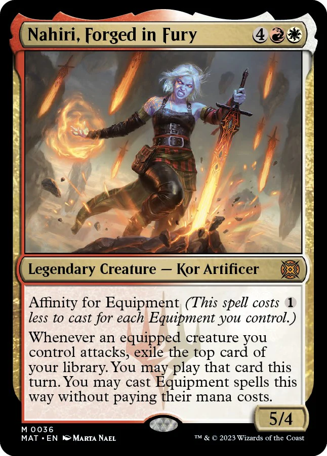 Nahiri, Forged in Fury [MAT - 36]