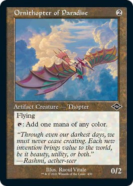 Ornithopter of Paradise (Retro Frame) (Foil Etched) [MH2 - 430]