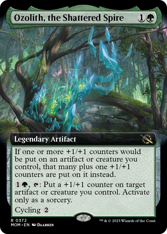 Ozolith, the Shattered Spire (Extended Art) [MOM - 372]