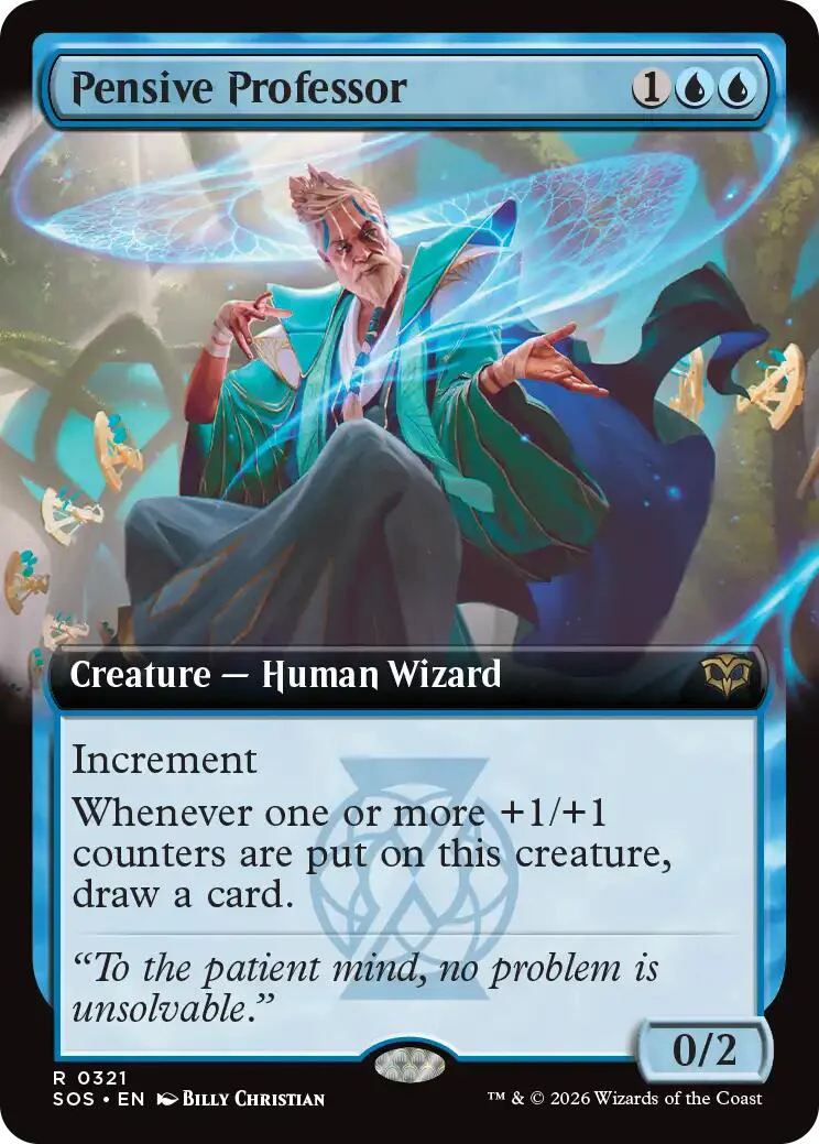 Pensive Professor (Extended Art) [SOS - 321]