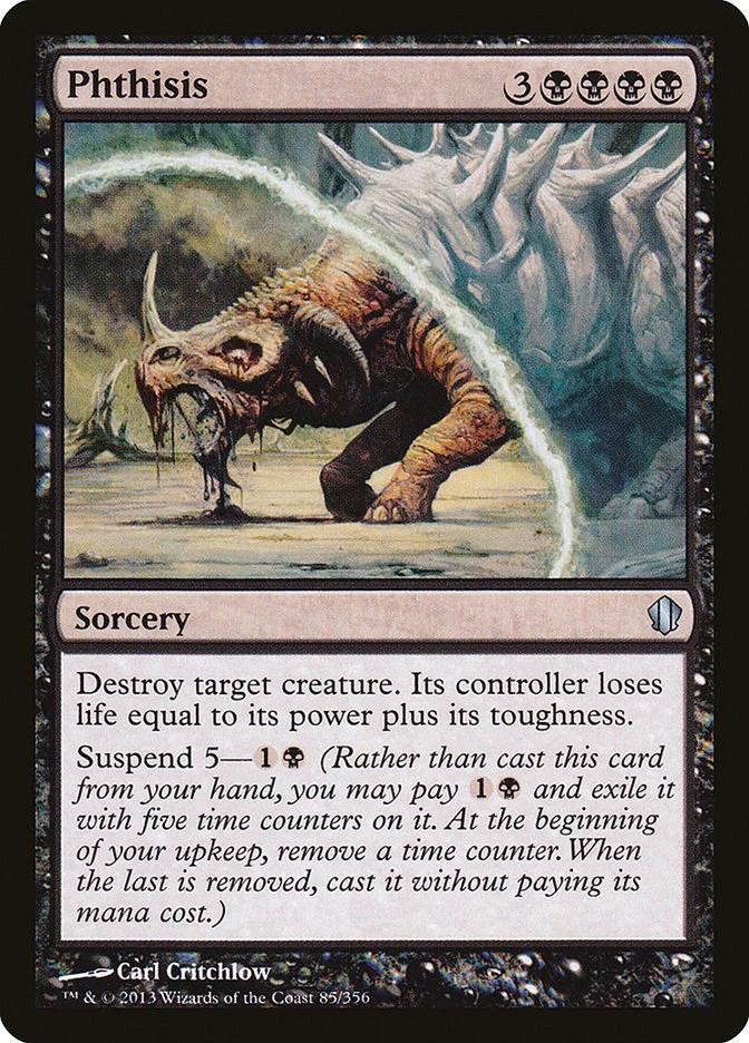 Phthisis [C13 - 85]