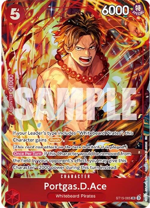Portgas.D.Ace (Illustration Box Vol.5) [OP-PR - ST15-005]