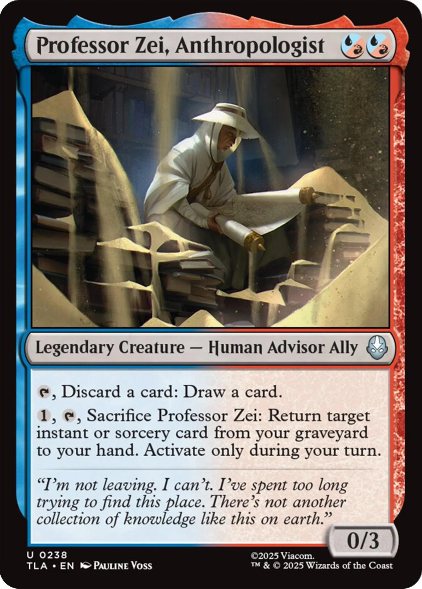 Professor Zei, Anthropologist [TLA - 238]