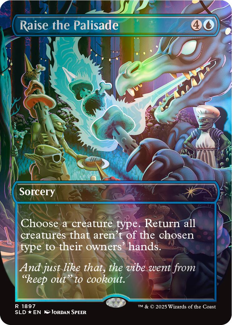 Raise the Palisade (Double Rainbow Foil) [SLD - 1897]