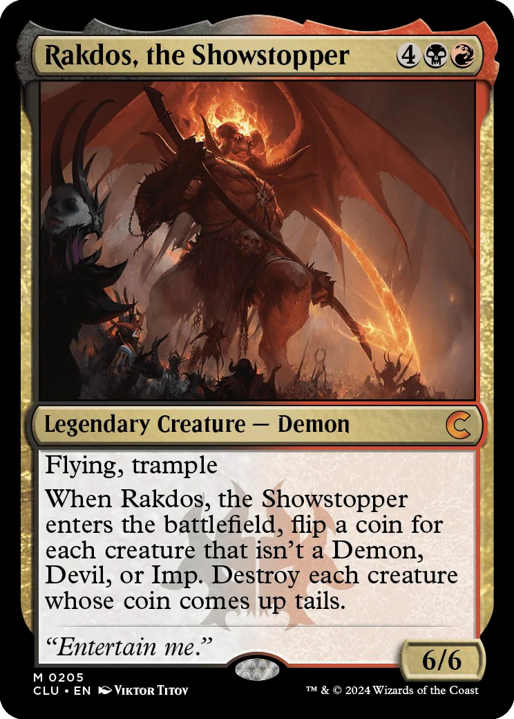 Rakdos, the Showstopper [CLU - 205]