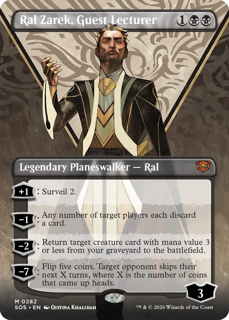 Ral Zarek, Guest Lecturer (Borderless) [SOS - 282]