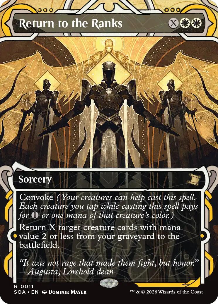 Return to the Ranks [SOA - 11]