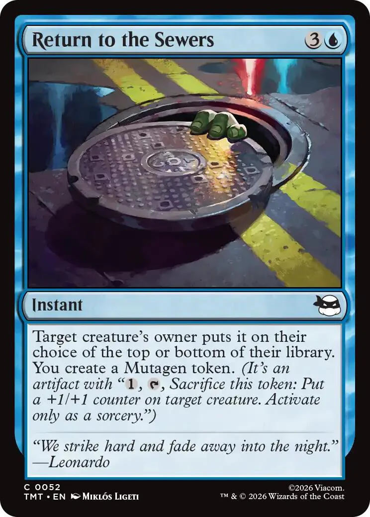 Return to the Sewers [TMT - 52]