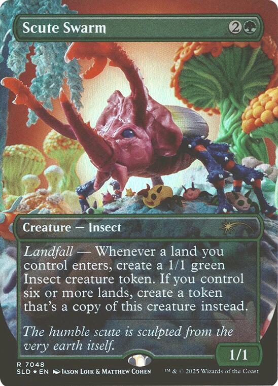 Scute Swarm (Rainbow Foil) [SLD - 7048]