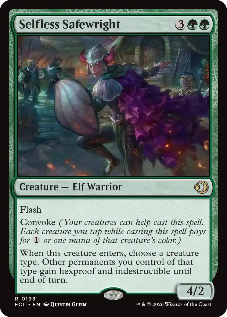 Selfless Safewright [ECL - 193]