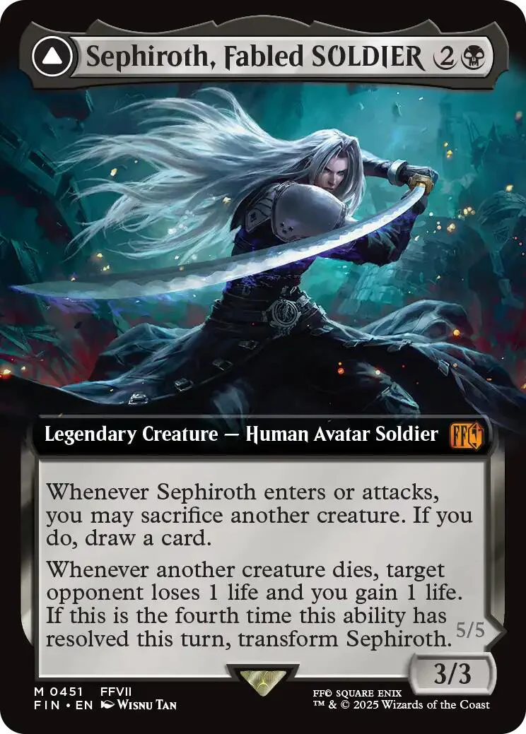 Sephiroth, Fabled SOLDIER (Extended Art) [FIN - 451]