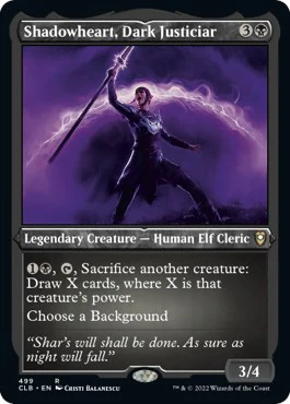 Shadowheart, Dark Justiciar (Foil Etched) [CLB - 499]