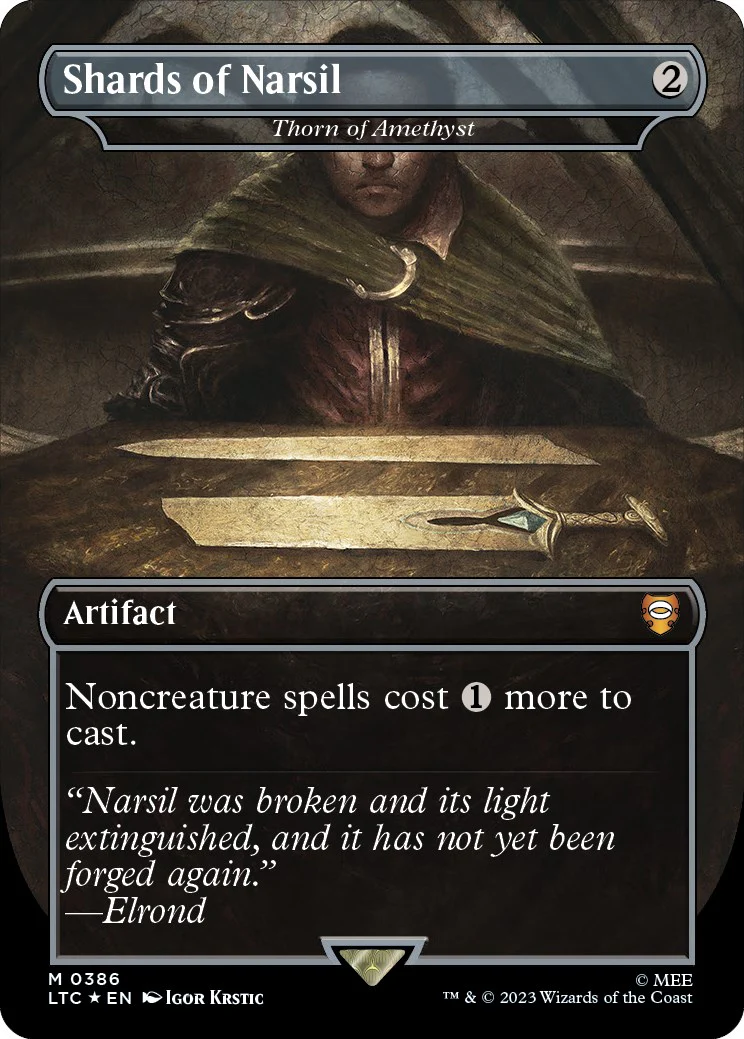 Shards of Narsil - Thorn of Amethyst (Surge Foil) [LTC - 386]