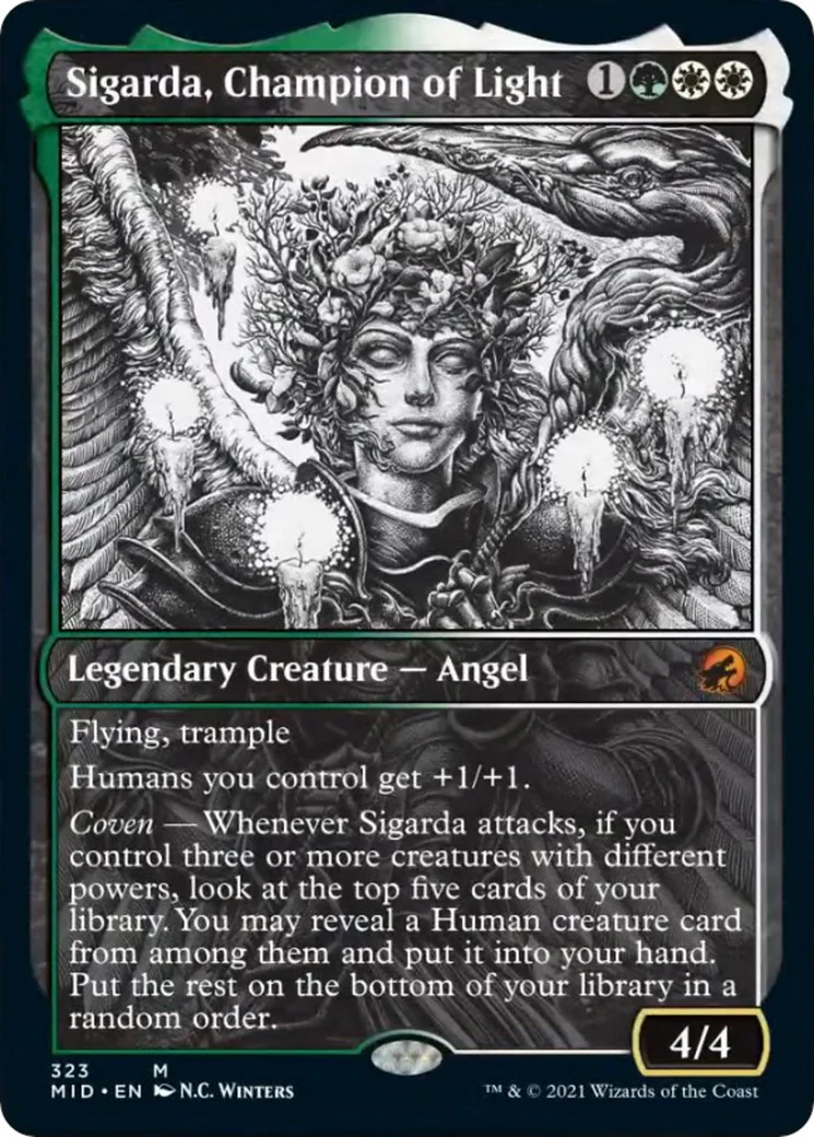 Sigarda, Champion of Light (Showcase) [MID - 323]