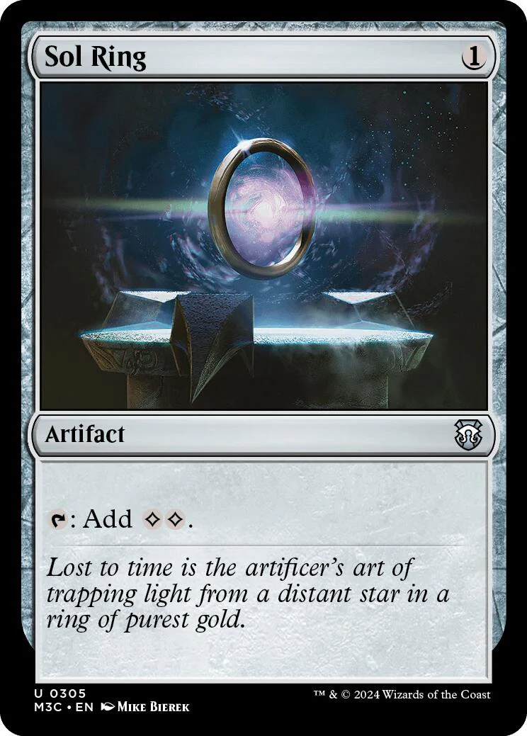 Sol Ring (Ripple Foil) [M3C - 305]