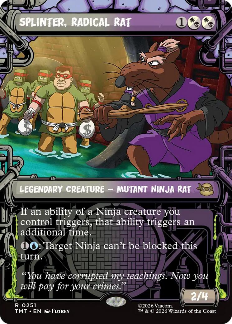 Splinter, Radical Rat (Showcase) [TMT - 251]