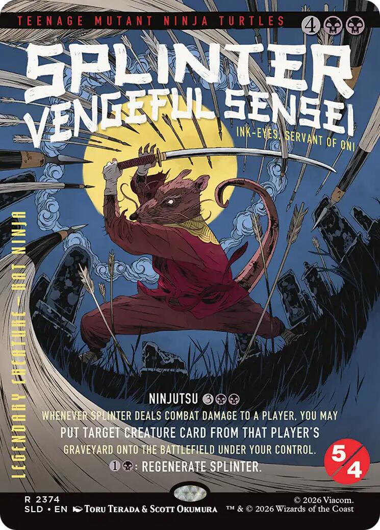 Splinter, Vengeful Sensei - Ink-Eyes, Servant of Oni [SLD - 2374]