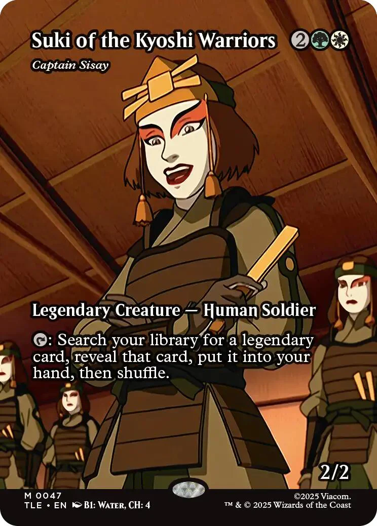 Suki of the Kyoshi Warriors - Captain Sisay (Borderless) [TLE - 47]