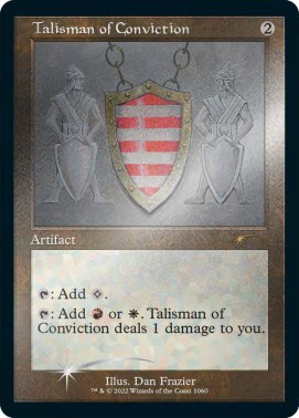 Talisman of Conviction (Retro Frame) (Foil Etched) [SLD - 1060]