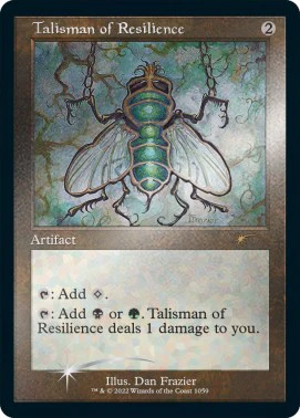 Talisman of Resilience (Retro Frame) (Foil Etched) [SLD - 1059]